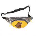 V&ouml;&ouml;kotid lastele Dinosauruste rinnakott Fanny Pack Suure mahutavusega naljakas kotid Multifilmi banaanikotid &otilde;lakotid One Size kollane