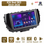 Android Carplay autoraadio KIA Soul SK3 2019-2020 jaoks Multimeediam&auml;ngija Peaseade Stereo GPS-navigatsioon BT WIFI 2+32GB 1+16GB
