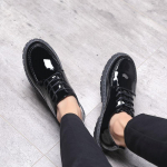 Talvised nahast kingad meestele, Briti &auml;ri, pidulikud r&otilde;ivad, vabaajar&otilde;ivad, lisaks samet &otilde;pilastele, must &uuml;likond, v&auml;ikesed nahast kingad 38