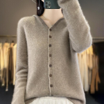 Naiste ka&scaron;miirist sviiter Qinghe ka&scaron;miir 30% ka&scaron;miir 70% vill Naiste s&uuml;gis- ja talvine ka&scaron;miirist pullover pehme ja soe L