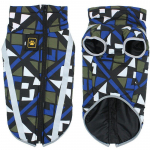 Peegeldavad veekindlad koeramantlid 6XL Plus Size S&uuml;gistalvised soojad kutsikariided Lemmiklooma polsterdatud jope S sinine