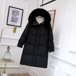 Naiste alla jakk pikas valge pardi udusulgedest vest L