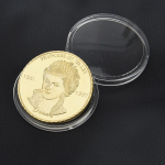 BTC013 Walesi printsess Diana roosa kuldm&uuml;nt m&auml;lestusm&uuml;ntide kollektsiooni m&auml;lestusm&uuml;nt