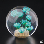 Creative auto k&auml;iguvahetuspea k&auml;igukangi nupp, kristall l&auml;bipaistev lille k&auml;siraamat 54 mm lilleline k&auml;igukangi nupp autotarvikute sisekujundus roheline