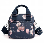 Naiste Crossbody kott Kaasaskantavad naiste &otilde;lakotid, tr&uuml;kitud lilledega nailonist messenger kotid Mitme taskuga naiste k&auml;ekotid