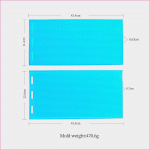 Silikoonist mesilasvahast hallituse jumestus mesilastaru alus press-lehtvormi mesilasvaha press-lehtvormi mesindust&ouml;&ouml;riistad 2 tk/komplekt Mesinik oranž