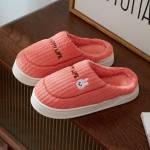 Naiste ja meeste armsad j&auml;nese pl&uuml;&uuml;ssussid - talv 2024 kollektsioon, libisemiskindlad puuvillased toasussid paaridele. size 36-37