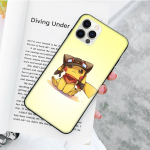 JP39 Pikachuse must pehme &uuml;mbris iPhone 16 15 Plus 14 13 Pro 8 SE XR XS Max P30 Nova 5T Y5P Y6 Y7 Y8P Y9 Realme C30 C33 C31 VIVO Y36 V27 jaoks Realme C30 tuhmkollane