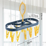 12 Klambriga tuulekindel ja libisemisvastane Ruumis&auml;&auml;stlikud riided Riiuliriiul Riiul riiul kuivriiul sokiklambriga aluspesuklamber elutuppa ja vannituppa roosa
