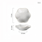 1 tk keraamiline maitsen&otilde;u lillekujuline portselanist p&auml;hklitaldrik V&auml;ike taldrik Mini sojakaste maitseaine lauan&otilde;ud K&ouml;&ouml;gitarbed