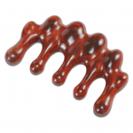 Juuksekamm Antistaatiline &uuml;marad servad paksendatud pressimisn&otilde;elad poleeritud 5/8 hambaga meridiaani massaaž Sandlipuu puidust kamm koduvarustus H