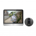 300PA WiFi Uksepiiluja &Ouml;ise N&auml;gemisega Videouksenupp 1080P Kaamera PIR Liikumisandur Koduturvalisuse Tarvikutele h&otilde;be