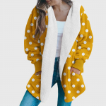 Moodne naiste pikkade varrukatega kudum ja talvekardigan kampsun &uuml;hev&auml;rviline mantel L sinine