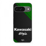 Coque - MANIACASE - Google Pixel 9 - Silicone - Noir - Kawasaki ninja moto