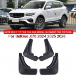 BelGee X70 2024 2025 2026 jaoks Autostiil ABS Auto Porilapatsid Pritsmekaitse Porilauad Porilapatsid Eesmine Tagumine Poritiib Auto Tarvikud must
