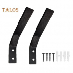 1/2 tk Euroopa Mount Skull Hangers Tugev kandev&otilde;ime Lihtne paigaldada raskeveokite hirvepead Buffalo Skull seinakinnitusriideid 2pcs