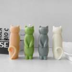 Multikas 3D seisev kassipoeg aroomiteraapia k&uuml;&uuml;nal silikoonvorm kodu krohvikaunistus DIY lemmiklooma kassi k&auml;sit&ouml;&ouml; tegemise t&ouml;&ouml;riist