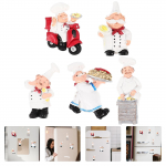 Kleebised Kokk K&uuml;lmkapimagnet Magnetid Kujuline Mini Magnettahvel Vaigu k&uuml;lmkapp Kontor