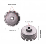 &Otilde;lifiltri kaane eemaldamise t&ouml;&ouml;riist &Otilde;lifiltri v&otilde;ti Universaalne mootorratta filtri v&otilde;ti Suure tihedusega sulamist materjal Autotarvikud
