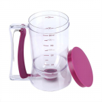 Distributeur de p&acirc;te - HB052 - 900 ml - Transparent + Violet - ABS - 19 cm de hauteur