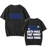 T&ouml;&ouml;albumi graafika ATEEZ T-s&auml;rgid Meeste Naiste Moetrend Hip Hop R&otilde;ivad Vabaaja Mugavad &Uuml;lisuured L&uuml;hikeste Varrukatega T-s&auml;rgid L must