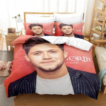 3D prindiga Niall Horani voodipesukomplekt, tekikott, tekk, voodikomplekt, tekikott, padjap&uuml;&uuml;r, king size, queen size, &uuml;heinimesevoodi, poistele, t&uuml;drukutele, t&auml;iskasvanutele EU Single 135x200cm