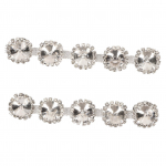 2 tk kristallklaasist kivist kingaklambrid Stiilsed kivist kingaklambrid kaunistus isetegemise pulmadeks