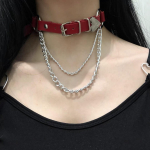 Armastus Nahast Rangluukett Kaelarihm Naiselik Tume Punk Virsiku S&uuml;da Must Gooti Kaelakee Beebi Kaelakee Choker