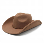 Kauboi m&uuml;ts vildist silindrim&uuml;ts Western h&auml;rrasmeeste m&uuml;ts viltk&uuml;bar jazzk&uuml;bar meeste talvem&uuml;ts M（56-59cm） khaki