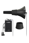 YAMAHA Silent Brass SB5J tenori tenorbassile bassile piisav m&uuml;ra loomulik toon ja puhumine tromboon, tromboon, tromboon, v&auml;hendamine, mugavus. black