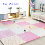 24 tk Xpe &Uuml;hendatud Paksendatud Vahtp&otilde;randamatt Laste Beebi Roomamismatt Imav Mustust H&uuml;lgav Pusle Libisemiskindel P&otilde;randamatt 30*30cm*24pcs
