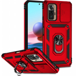 Xiaomi Redmi Note 10 10S &uuml;mbrise autohoidja r&otilde;nga telefoni &uuml;mbris jaoks Redmi Note 10 Pro Max Note10 S liugkaamera armor tagakaas For Redmi Note 10 4G must