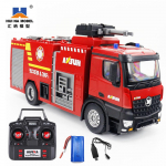 Huina 1562 1/14 RC Kast Veepritsiv Tulet&otilde;rjeauto Kaugjuhtimispuldiga Auto Mudel 22-kanaliline Kaugjuhtimispult Inseneris&otilde;iduk Laste M&auml;nguasjad punane/valge