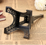 Pronkstoonis Pariisi Eiffeli torni kujuke, vintage-sulamist mudelkaunistusega 13 cm