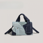 Lihtne riidest v&auml;ike ruudukujuline kott naiste mood ni&scaron;idisain k&auml;ekott k&otilde;ik mood &uuml;hekordne &otilde;lakott crossbody kott