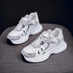 2025 Naiste Hingav V&otilde;rk Dad Sneakers &ndash; Korea stiil, K&otilde;igega sobivad, Paksu tallaga vabaaja- ja jooksujalatsid kevadeks 40