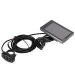 Elektrilise jalgratta LCD-ekraan GD06 Jalgrattaarvuti Spidomeeter 36V 48V &Uuml;hendusega Modifitseerimiseks black