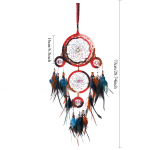 Retro sulgedest unen&auml;op&uuml;&uuml;dja ​​K&auml;sitsi valmistatud seinarippumiskaunistused Unen&auml;op&uuml;&uuml;djad Bohe seinariiputavad kodu magamistoa, elutoa sisekujundus mitmev&auml;rviline