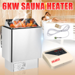 6000W Elektriline Saunakeris M&auml;rg Kuiv Saunakeris Roostevabast Terasest Keris Kodu Hotelli Vannituba Du&scaron;&scaron; SPA jaoks