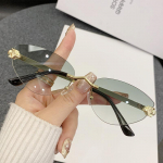 Prillid Naine Leopardipea Metallist P&auml;ikeseprillid Raamita Personaliseeritud Kassisilma P&auml;ikeseprillid Mees