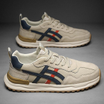 Ehtsad Nahast Meeste Kingad Moodsad Hingavad Forrest Gump Tossud Platvormiga Vabaajajalatsid Jooksu Spordijalatsid Mehelikud Zapatos Hom 39 beež