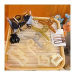 32/40/80 tk Juukseklambri komplekt Mitmekesine Geomeetriline kuju Plastikust juuksen&otilde;el Libisemiskindlad hambad Tagapea Juukseklamber Juukseaksessuaarid 32PCS