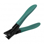 Majapidamises kasutatav pritsmevastane pedik&uuml;&uuml;r kerge pika k&auml;epidemega paksude k&uuml;&uuml;nte l&otilde;ikuri t&ouml;&ouml;riist varbak&uuml;&uuml;nel&otilde;ikur punane