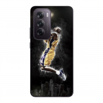 Coque de t&eacute;l&eacute;phone - Maniacase - Oppo Reno 12 5G - Silicone - Basketball Kobe Bryant - Noir
