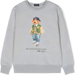 Polo Ralph Lauren Huppar Laste Pullover &Uuml;mmargune kael Karu tr&uuml;kk Pikkade varrukatega Laste hupparid Hall 323960439-003 L