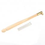 Tamburi konks Ergonoomiliselt disainitud libisemiskindel k&auml;epide Lihtne kasutada Prantsuse tikand Heegeldamine 3-ga