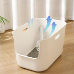 Kassiliivakast k&otilde;rgete &auml;&auml;rtega Suur Lemmikloomatarbed Puur Pritsmekindel Alus Avatud &Uuml;laosaga Kassipojale XL