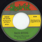 7-tolline plaat WINSTON HEYWOOD / UPSETTERS - Back Biting / Chastising Dub RF251 Black Art/Regga 1976 Euroopa Reggae, Ska & Dub