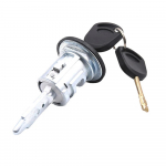 Eesmine parempoolne juhipoolne ukse riivlukk silinder 2 v&otilde;tmega Ford Transit MK6 MK7 4060638 jaoks