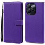 Realme Note 60 &uuml;mbrise jaoks Rahakott Nahast Klappkaas Realme Note 60 &uuml;mbrise jaoks Realme Note60 Telefoni&uuml;mbris Coque Fundas Etui For Realme Note 60 taevasinine v&auml;rv